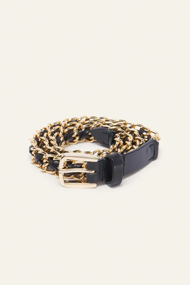 Women Belts Baandsh Metal Belt Brooke Gray