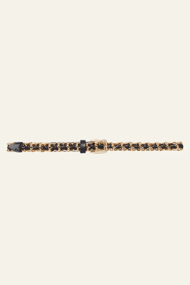 Women Belts Baandsh Metal Belt Brooke Gray