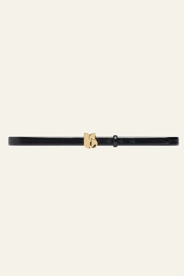 Women Belts Baandsh Minimalist Leather Belt Bogo Gray