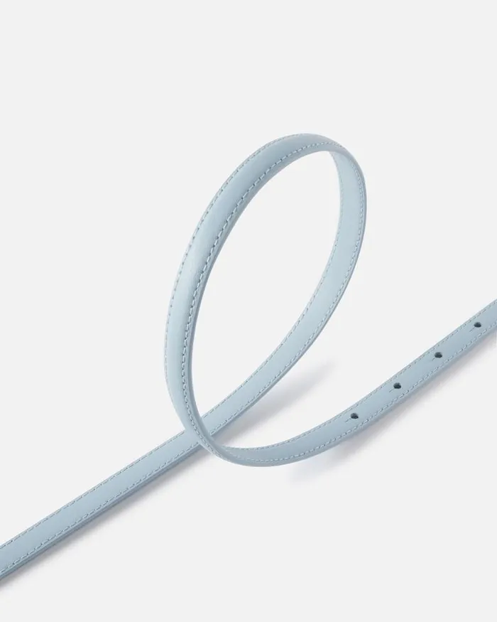 Women Belts Pinko Superthin Colourblock Love Birds Belt 1cm Light Blueblock Colour Women Belts Pinko Superthin Colourblock Love Birds Belt 1cm Light Blueblock Colour