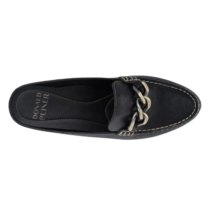 Women Bless Black Leather Donald Pliner Shoes Online Casual Women Bless Black Leather Donald Pliner Shoes Online Casual