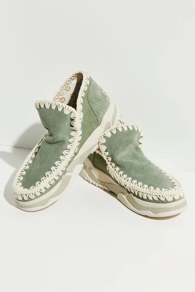 Women Boots Free People Mou Training Day Sneaker Boots Sage