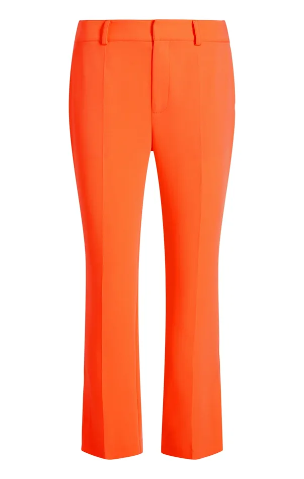 Women Bottoms Cinq Sept Cropped Kerry Pant Deep Tangelo