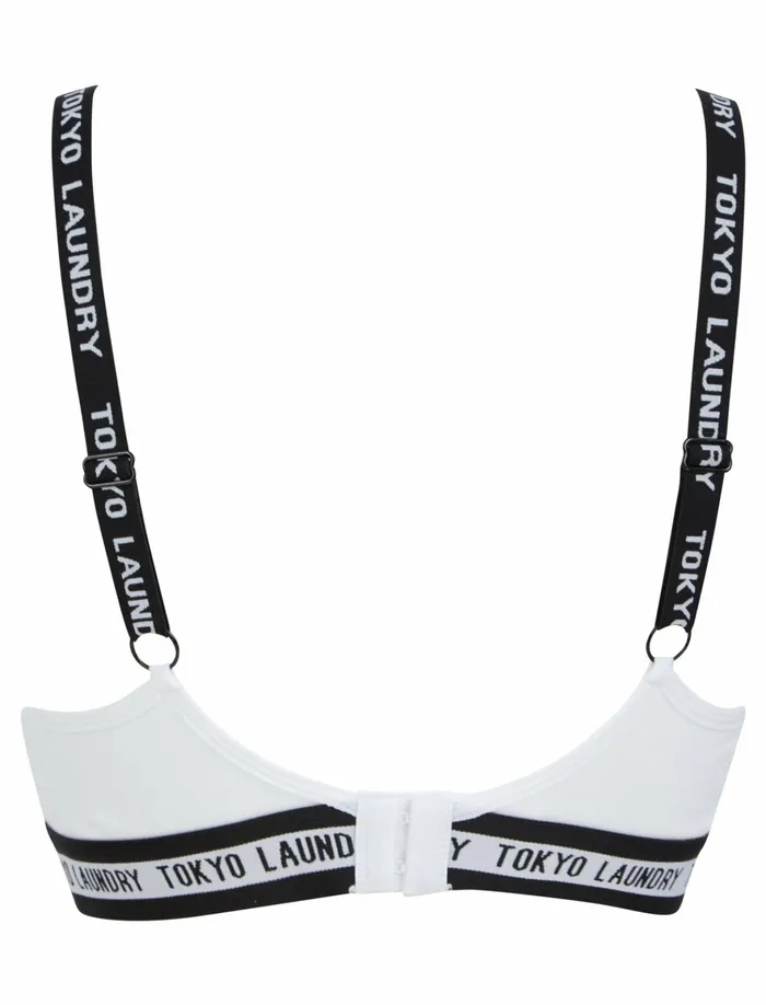 Women Bras Tokyo Laundry Pegasi NonWired Full Cup Soft Padded Cotton Bra In Optic White Tokyo Laundry White