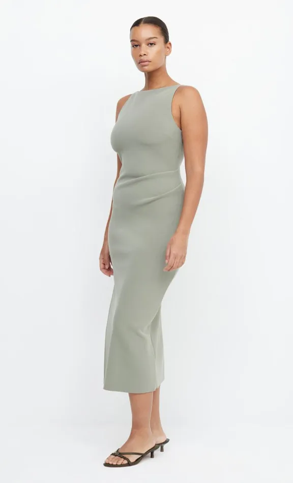Women Bridesmaid Dresses Bec Bridge BE MINE TUCK DRESS 8211 SAGE