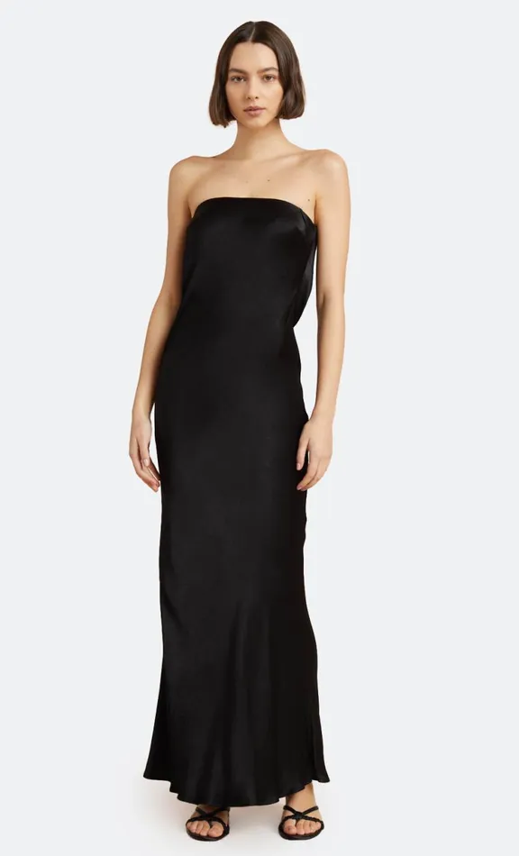 Women Bridesmaid Dresses Bec Bridge MOON DANCE STRAPLESS DRESS 8211 BLACK