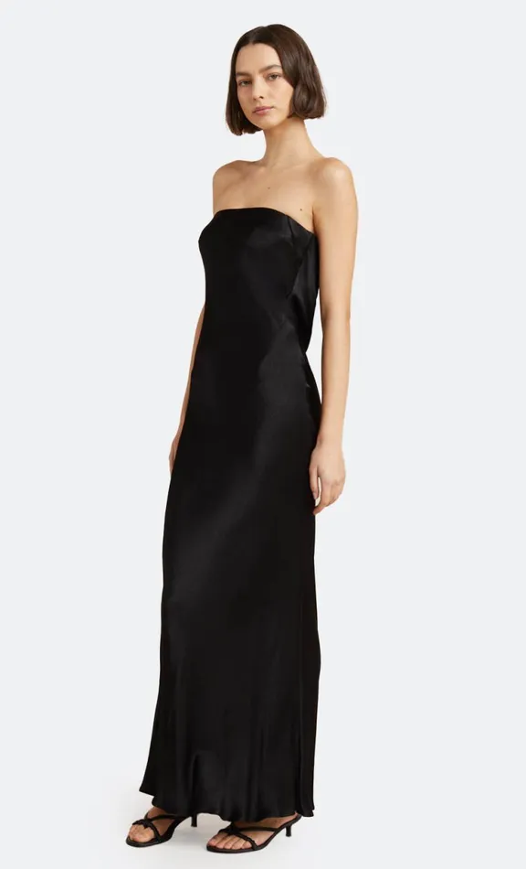 Women Bridesmaid Dresses Bec Bridge MOON DANCE STRAPLESS DRESS 8211 BLACK