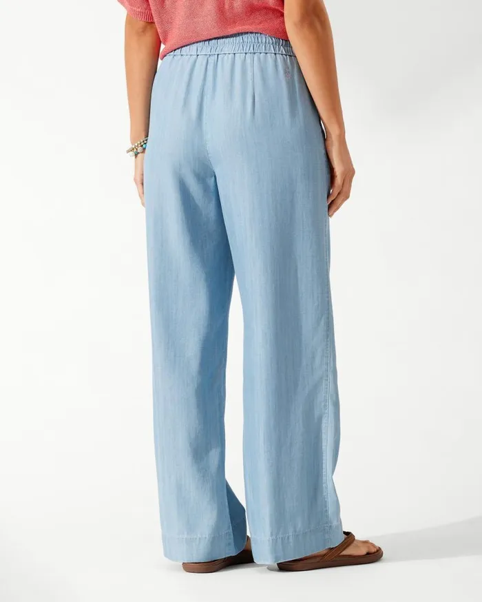 Women Calypso Crepe Beach Pants Mare Navy Tommy Bahama Pants and Crops Women Calypso Crepe Beach Pants Mare Navy Tommy Bahama Pants and Crops
