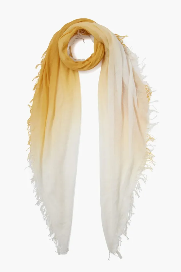 Women Cashmere And Silk Scarf Honey Dip Dyed Chan Luu Scarves