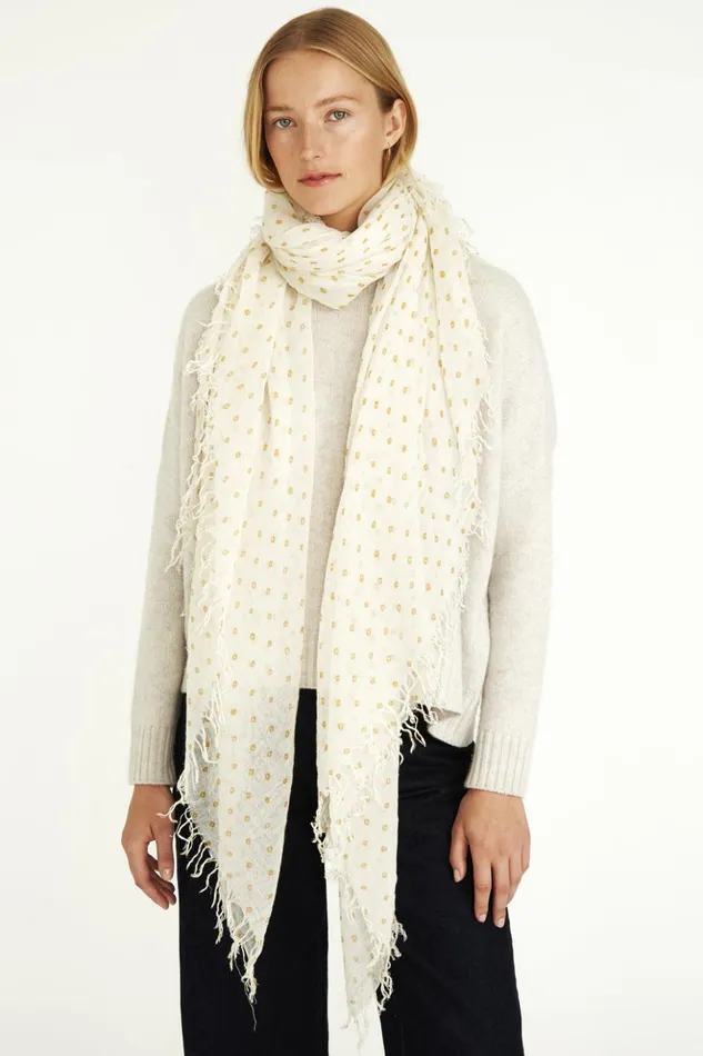 Women Cashmere And Silk Scarf Honey Dot Chan Luu Scarves