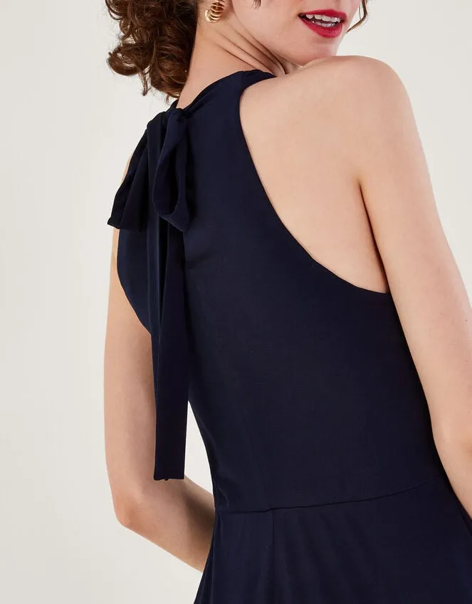 Women Clo Crossover Maxi Dress Blue Monsoon Occasionwear