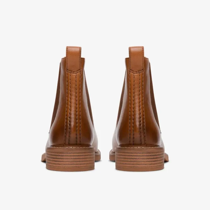 Women Cologne Arlo 2 Tan Leather Clarks Boots and Booties