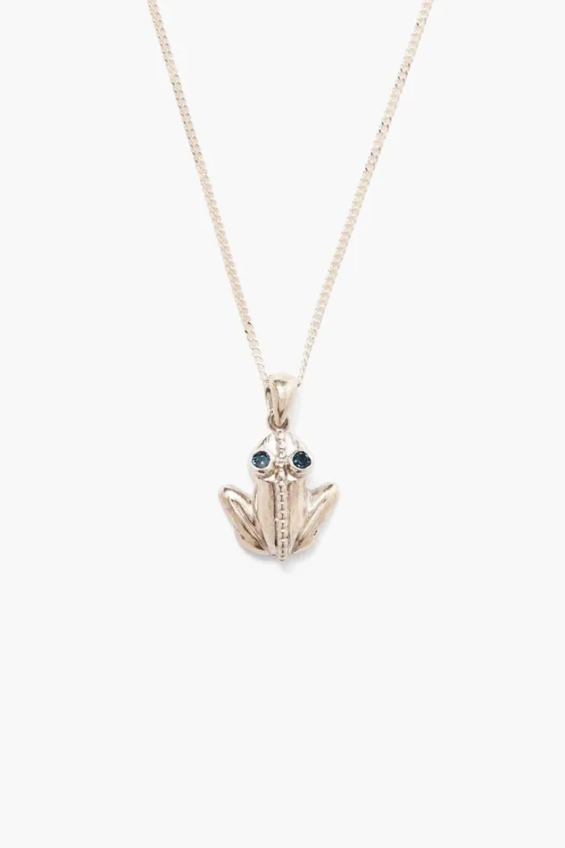 Women Coqui Frog Necklace Silver Chan Luu Necklaces