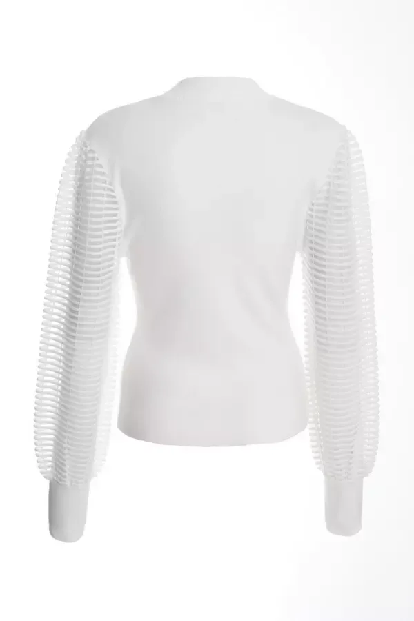 Women Cream High Neck Jumper Quiz Clothing Jumpers