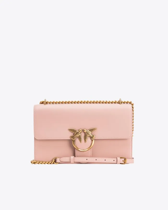 Women Crossbody Bags Pinko Classic Love Bag One Simply Pinkdusty Pinkantique Gold