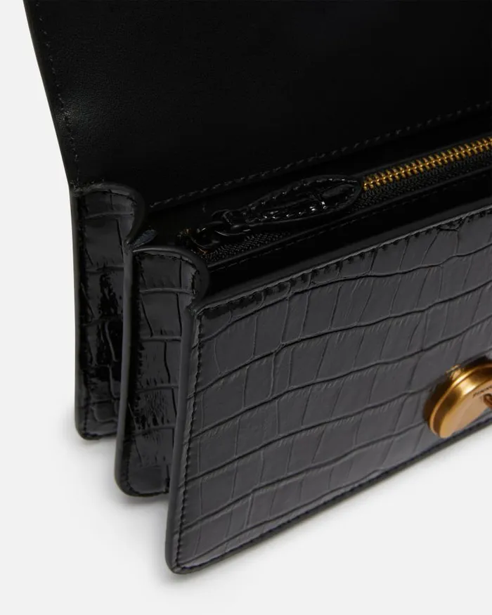 Women Crossbody Bags Pinko Love Bag Allblack Patent Crossbody Bag Limo Black Block Colour Women Crossbody Bags Pinko Love Bag Allblack Patent Crossbody Bag Limo Black Block Colour