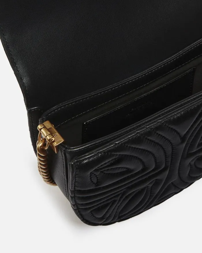 Women Crossbody Bags Pinko Love Bag Mini Rounded Crossbody Bag Blackantique Gold Women Crossbody Bags Pinko Love Bag Mini Rounded Crossbody Bag Blackantique Gold