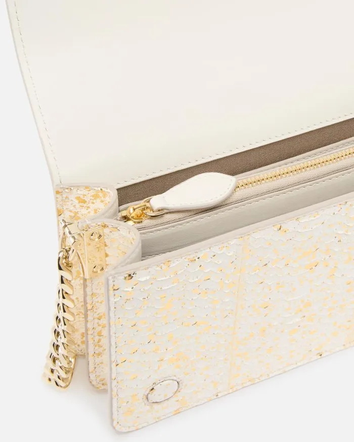 Women Crossbody Bags Pinko Mini Love Bag Crossbody Bag In Laminated Reptile PINKO Galleria Goldlightgold Women Crossbody Bags Pinko Mini Love Bag Crossbody Bag In Laminated Reptile PINKO Galleria Goldlightgold