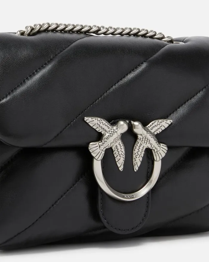 Women Crossbody Bags Pinko Mini Love Bag Puff Maxi Quilt Blackold Silver Women Crossbody Bags Pinko Mini Love Bag Puff Maxi Quilt Blackold Silver