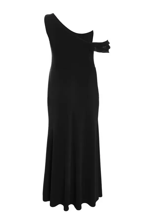 Women Curve Black Cowl Neck Maxi Dress Quiz Clothing Dresses