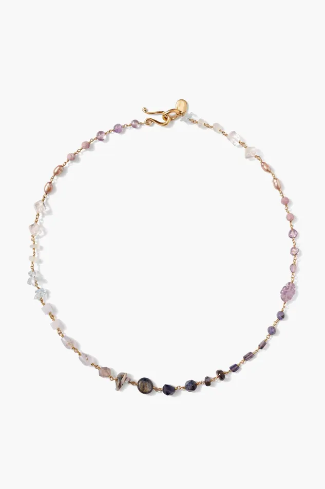 Women Daphne Beaded Necklace Iolite Mix Chan Luu Necklaces