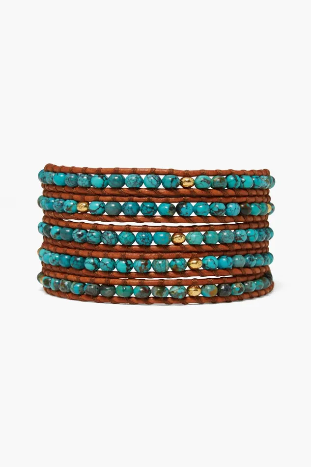 Women Denali Wrap Bracelet Turquoise Chan Luu Bracelets