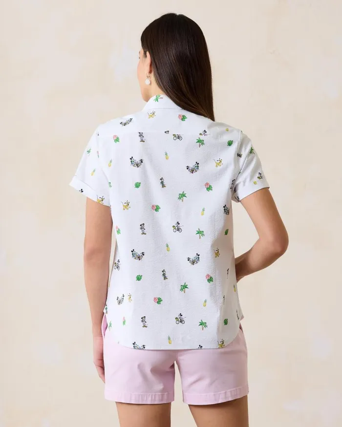 Women Disney Nova Wave Beach Cruiser ShortSleeve Top White Tommy Bahama Tops and Shirts Women Disney Nova Wave Beach Cruiser ShortSleeve Top White Tommy Bahama Tops and Shirts