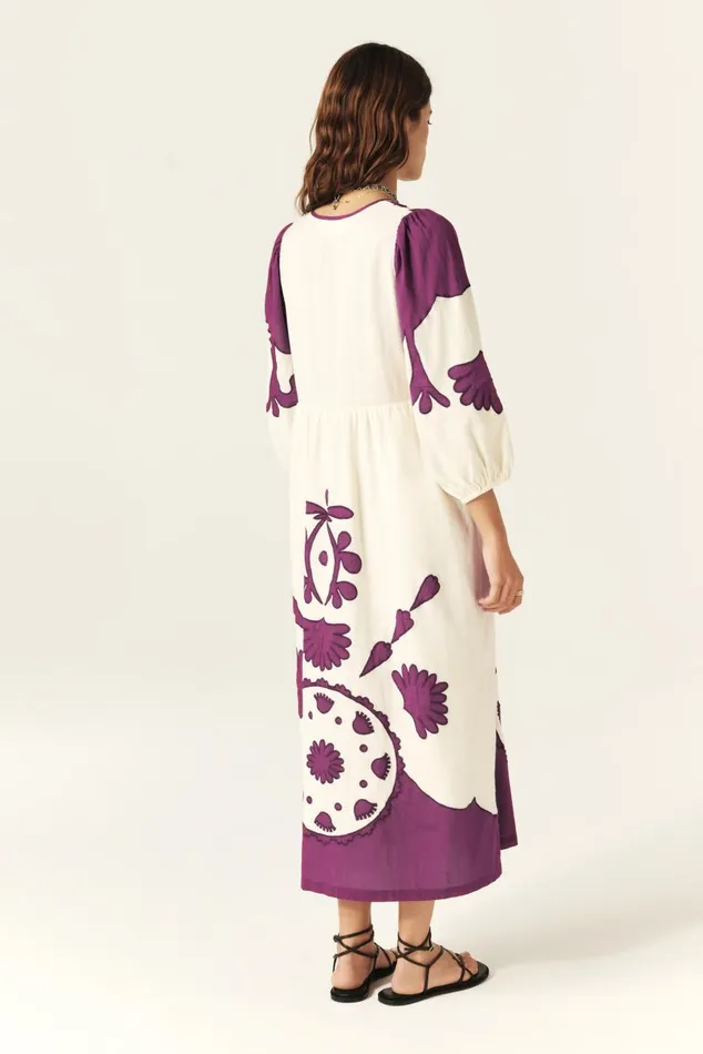 Women Dresses Baandsh Long Dress Tracy OffWhite
