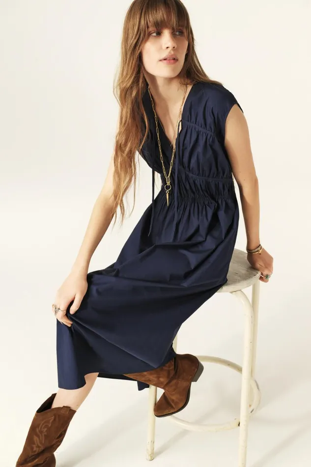 Women Dresses Baandsh Marana Dress Marana Blue
