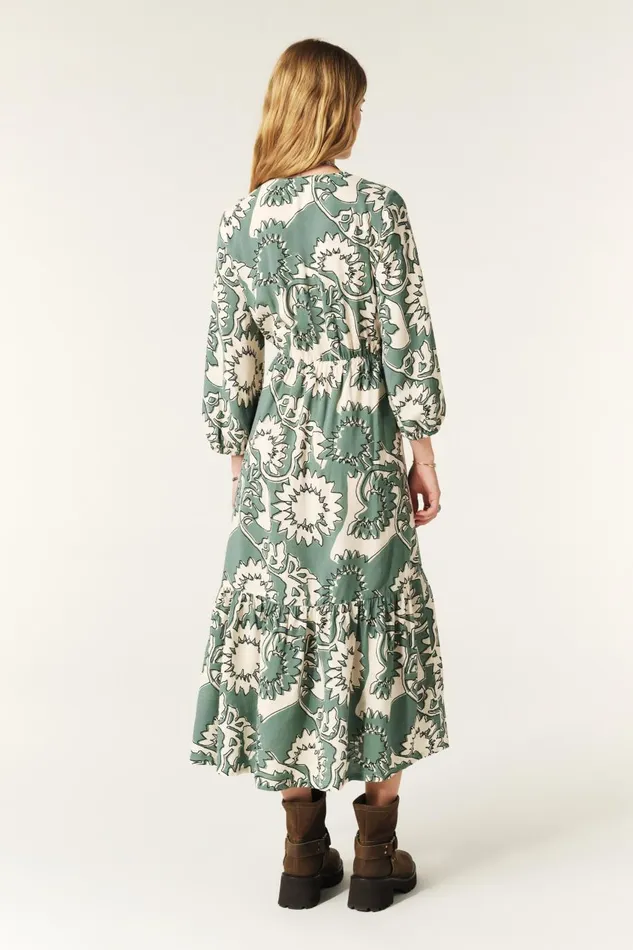Women Dresses Baandsh Midi Dress Ferae Green