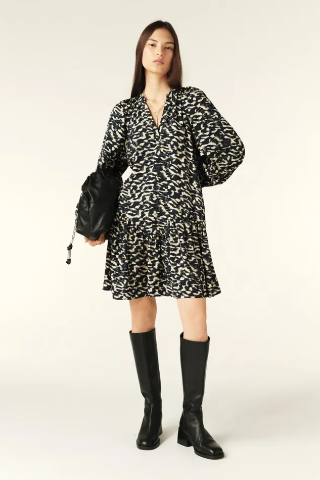 Women Dresses Baandsh Mini Dress Aisha Blue