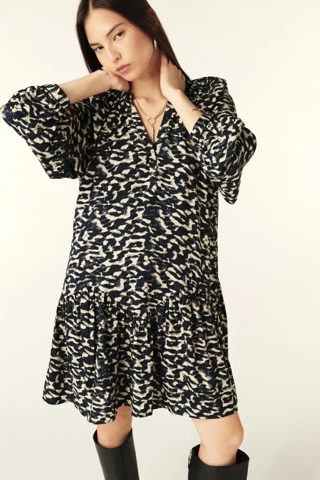 Women Dresses Baandsh Mini Dress Aisha Blue