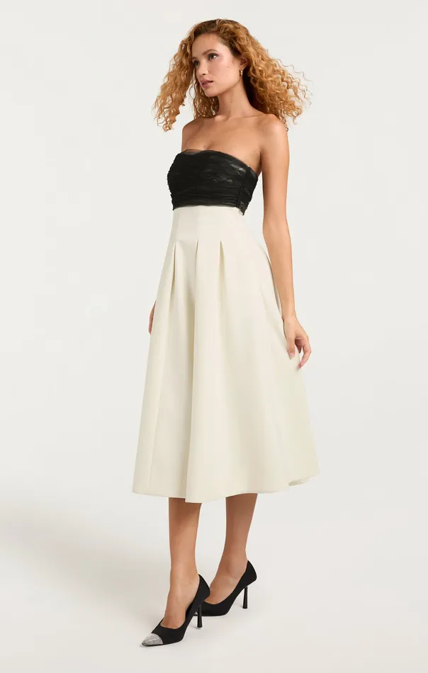 Women Dresses Cinq Sept Odessa Dress IvoryBlack