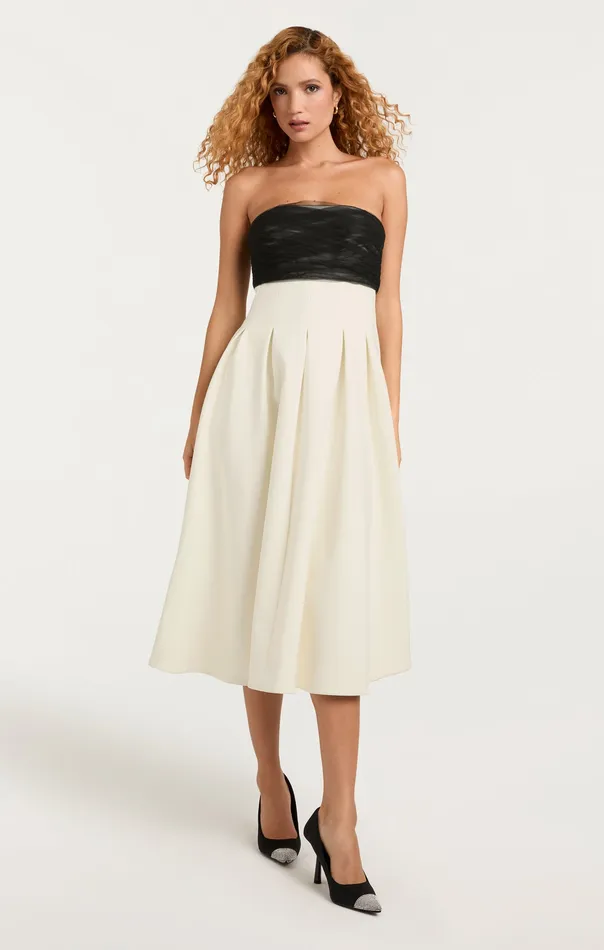 Women Dresses Cinq Sept Odessa Dress IvoryBlack