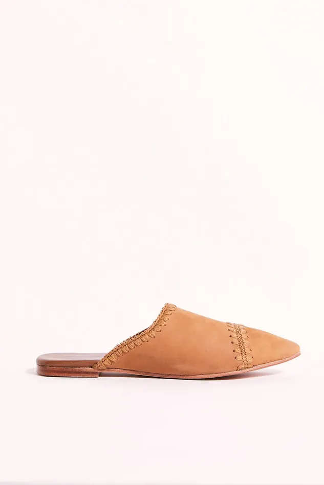 Women Flats Menswear Free People San Marino SlipOn Flats Tan