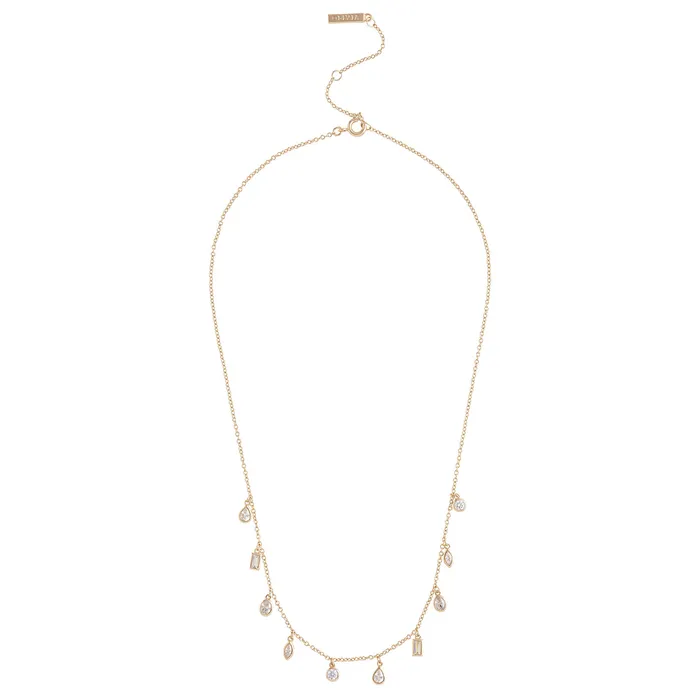 Women Gold Crystal Charm Necklace Necklaces Olivia Burton