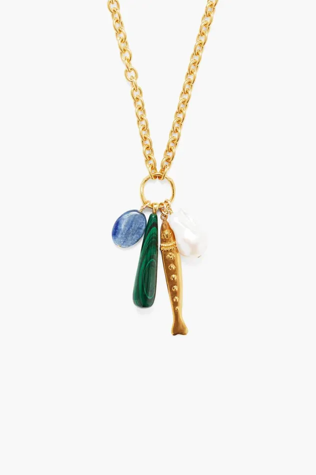 Women Harbor Necklace Malachite Mix Chan Luu Necklaces