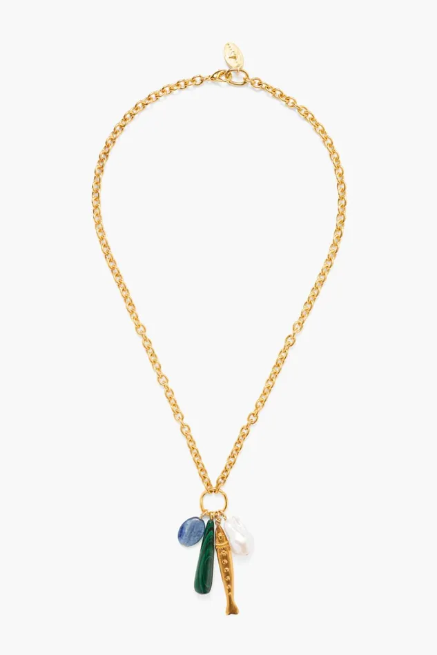 Women Harbor Necklace Malachite Mix Chan Luu Necklaces