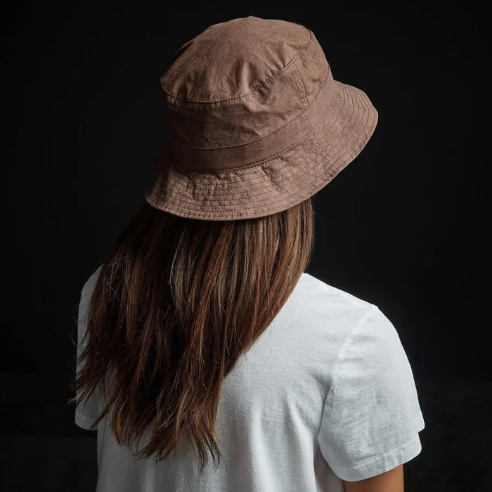 Women Hats James Perse Parachute Poplin Bucket Hat Malt Pigment