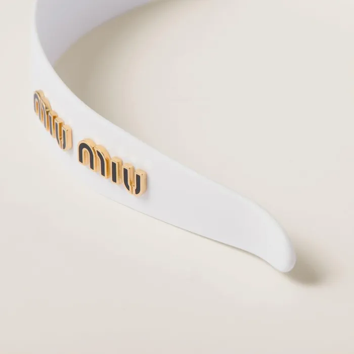 Women Headbands And Hair Accessories Miu Miu Plexiglas Headband Whiteblack Women Headbands And Hair Accessories Miu Miu Plexiglas Headband Whiteblack