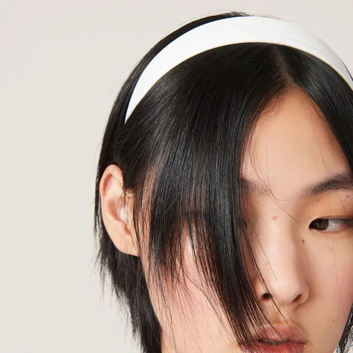 Women Headbands And Hair Accessories Miu Miu Plexiglas Headband Whiteblack Women Headbands And Hair Accessories Miu Miu Plexiglas Headband Whiteblack