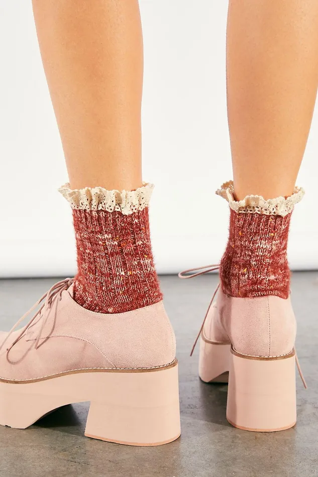 Women Heels Wedges Free People Augusta Platform Loafers Cipria