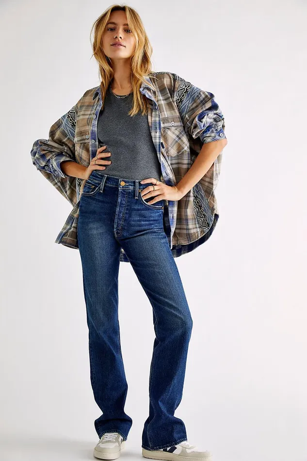 Women HighRise Jeans Free People MOTHER The Tripper Sneak Jeans Until Next Time