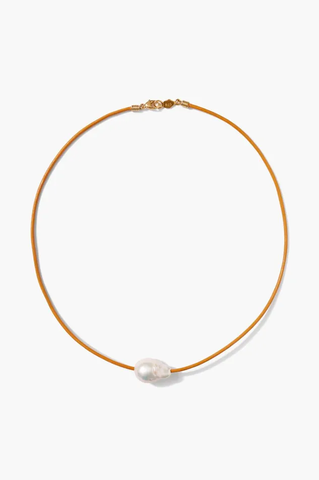 Women Isla Pearl Necklace Marigold Chan Luu Necklaces
