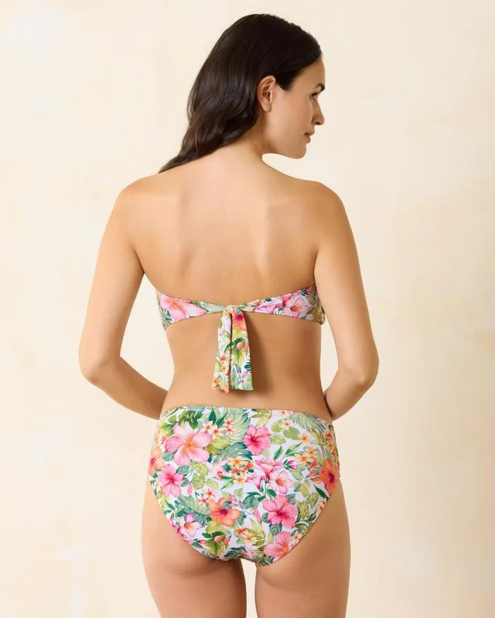 Women Island Cays Flora TwistFront Bandeau Bikini Top White Tommy Bahama Bikini Tops Women Island Cays Flora TwistFront Bandeau Bikini Top White Tommy Bahama Bikini Tops