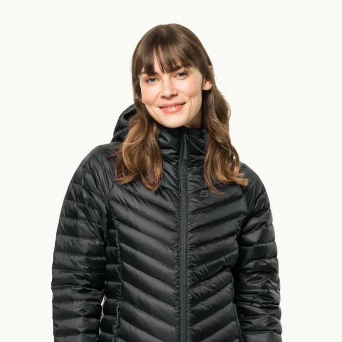 Women Jack Wolfskin Down Jackets PASSAMANI DOWN HOODY W 8211 Black XL Womens Down Jacket Women Jack Wolfskin Down Jackets PASSAMANI DOWN HOODY W 8211 Black XL Womens Down Jacket