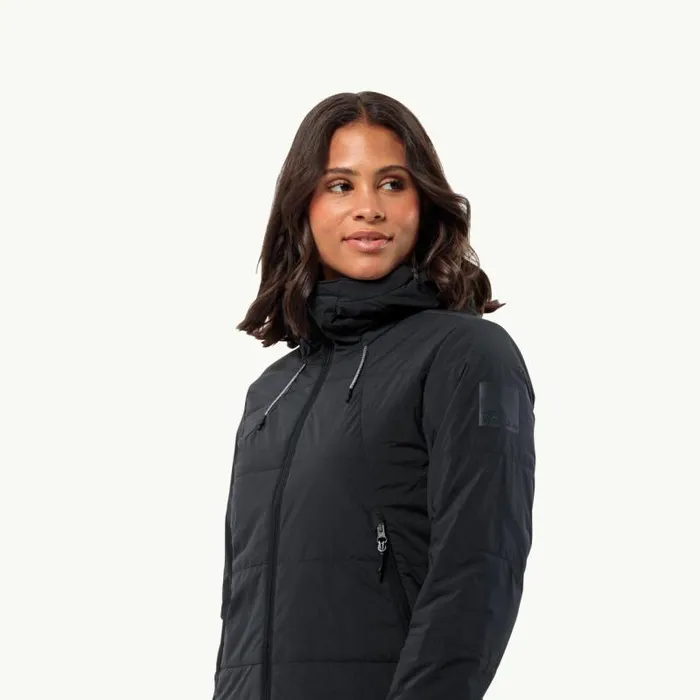Women Jack Wolfskin Winter Jackets BIKE COMMUTE INS JKT W 8211 Phantom S Womens Insulating Jacket Women Jack Wolfskin Winter Jackets BIKE COMMUTE INS JKT W 8211 Phantom S Womens Insulating Jacket