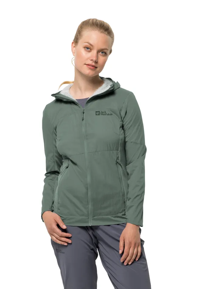 Women Jack Wolfskin Winter Jackets PRELIGHT ALPHA JKT W 8211 Picnic Green S Womens Insulating Jacket Women Jack Wolfskin Winter Jackets PRELIGHT ALPHA JKT W 8211 Picnic Green S Womens Insulating Jacket