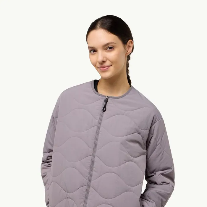 Women Jack Wolfskin Winter Jackets WANDERSOME INS JKT W 8211 Dark Taupe XL Womens Insulating Jacket Women Jack Wolfskin Winter Jackets WANDERSOME INS JKT W 8211 Dark Taupe XL Womens Insulating Jacket