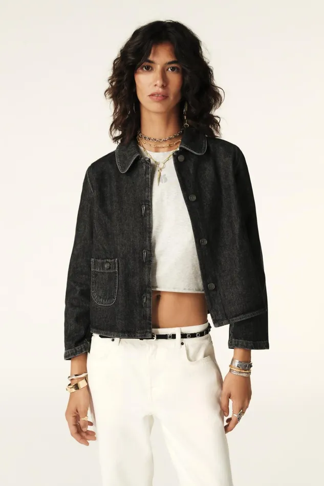 Women Jackets and Coats Baandsh Short Jacket Miny Black